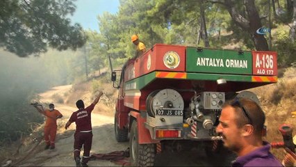 Download Video: Antalya'daki orman yangını kontrol altına alındı... 10 hektarlık tarım ve orman arazisi zarar gördü