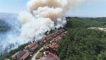Bursa'daki Orman Yangını Yerleşim Alanlarına İlerliyor