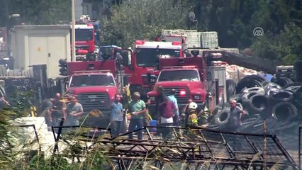 İzmir'de fabrika yangını (2)