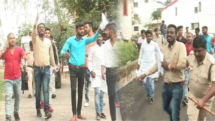 आईटीआई का पेपर लीक होने पर जबलपुर में छात्रों ने काटा बवाल