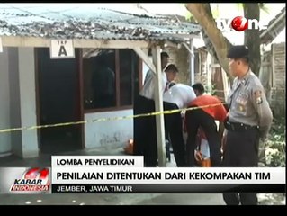 Polisi Jember Gelar Lomba Olah TKP Kasus Pembunuhan