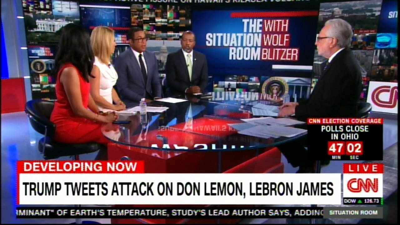 Panel discussing  on Donald Trump tweets attack on Don Lemon, LeBron James. #DonLemon #CNN #DonaldTrump #LebronJames #WolfBlitzer #News #BreakingNews