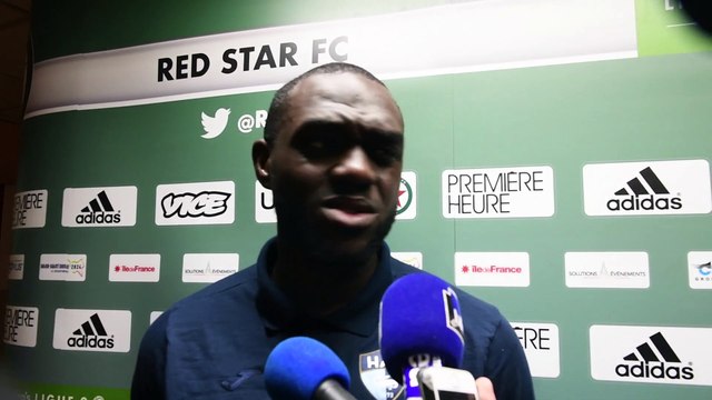 Après Red Star - HAC (0-1), réaction d'Amos Youga