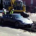 Porsche Stuck in Wet Cement, the most embarrassing day of someone'sCredit: ViralHog