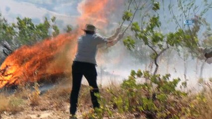 Piknikçilerden kalma küller az daha beldeyi yakıyordu