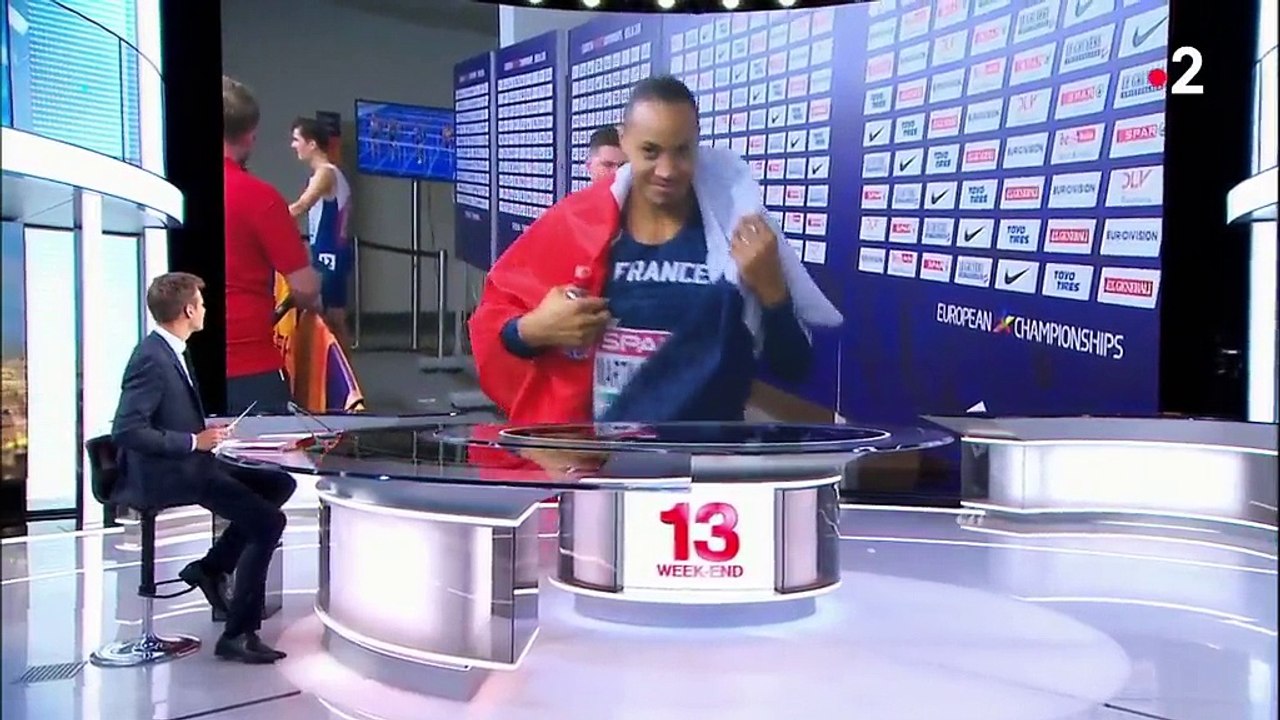 Athlétisme : le Français Pascal Martinot-Lagarde champion d'Europe du 110 m haies