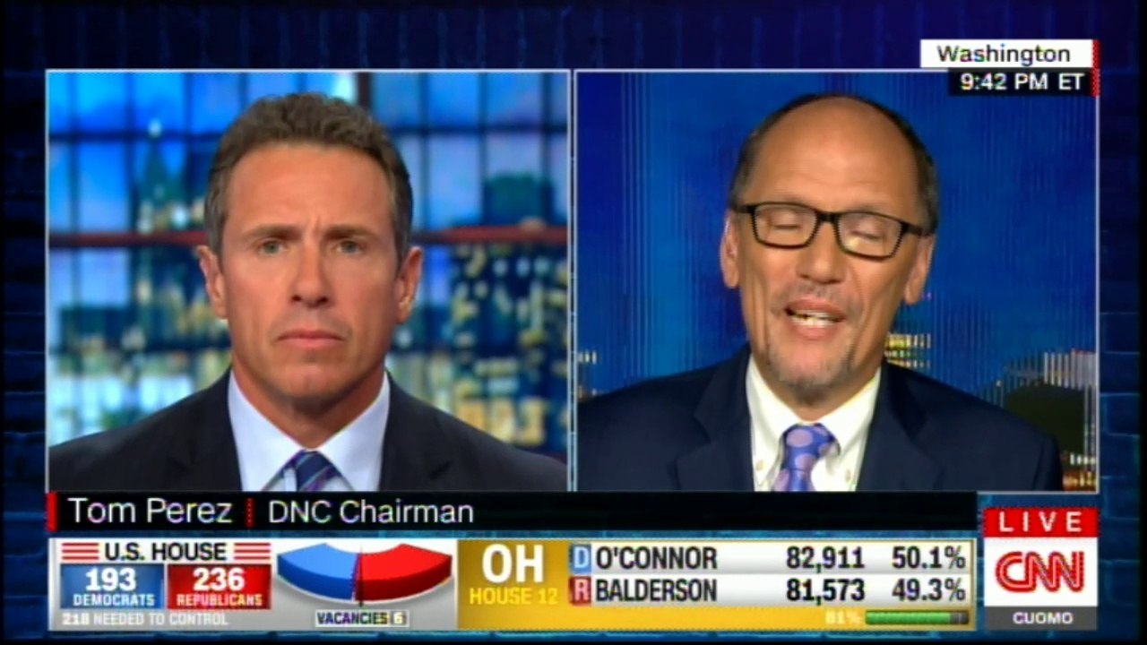 DNC Chairman Tom Perez on Democrats Hope to turn tables on Donald Trump in Ohio. #Ohio #VanJones #BreakingNews #News #Breaking #DEMS