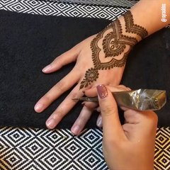 Gorgeous detailed henna tattoos