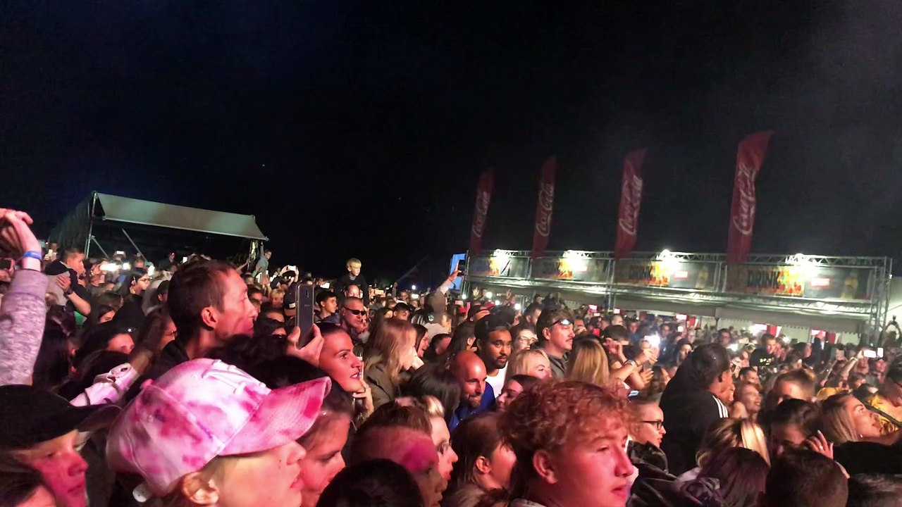 Le public de Boussu venu pour Maître Gims