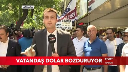 Vatandaş Dolar Bozduruyor