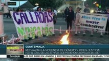 Mujeres en Guatemala realizan vigilia contra la violencia de género