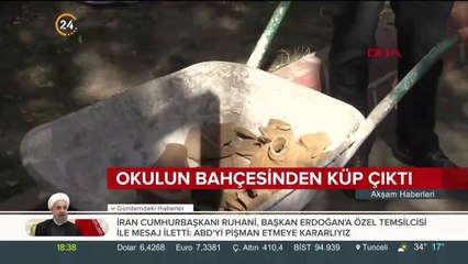 Okul bahçesinden küp çıktı