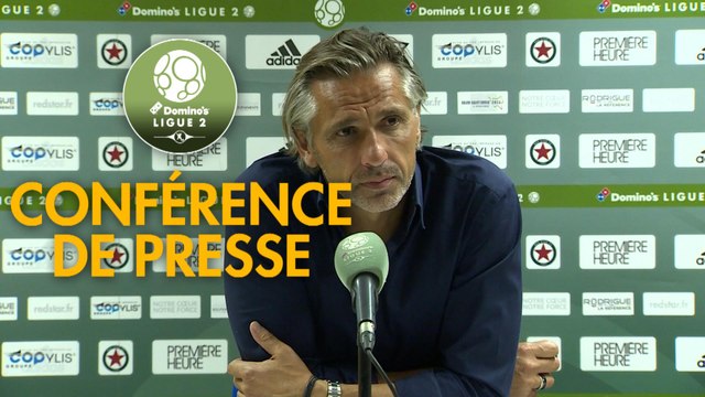 Conférence de presse Red Star FC - Havre AC (0-1) : Régis BROUARD (RED) - Oswald TANCHOT (HAC) - 2018/2019