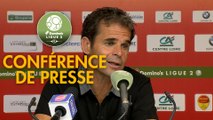 Conférence de presse US Orléans - AJ Auxerre (0-3) : Didier OLLE-NICOLLE (USO) - Pablo  CORREA (AJA) - 2018/2019