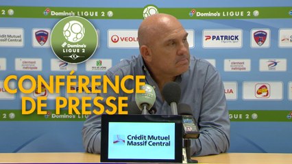 Conférence de presse Clermont Foot - FC Metz (2-3) : Pascal GASTIEN (CF63) - Frédéric  ANTONETTI (FCM) - 2018/2019