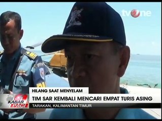 Pencarian 4 Turis Hilang di Sangalaki Terus Dilakukan
