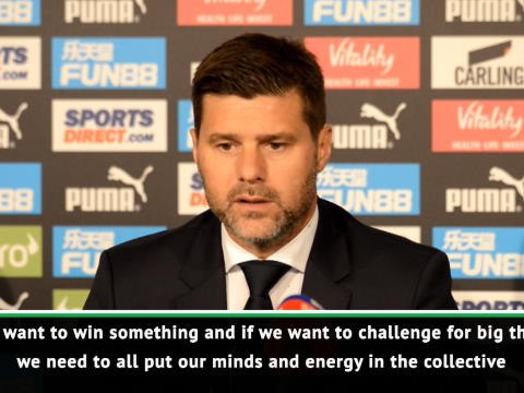 Players with individual goals won't play at Tottenham - Pochettino