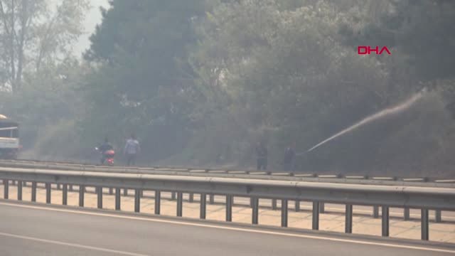 Bursa Mudanya'daki Yangın Söndürme Çalışmalarından Görüntüler,röportajlar Hd