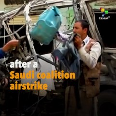Airstrike Hits School Bus Killing Dozens in Yemen