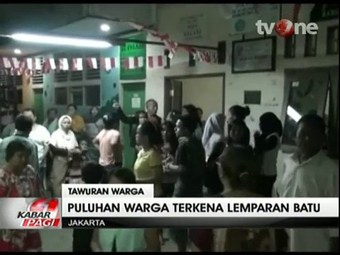 Sejumlah Rumah Rusak dan Terbakar Akibat Tawuran Warga di Tebet