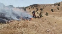 Siirt'te Bağ ve Bahçe Yangını