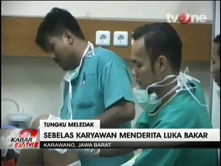 Belasan Karyawan Terluka Akibat Ledakan Tungku Pabrik di Karawang