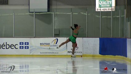 Télécharger la video: Championnats québécois d'été 2018 Eve 66 Pré-Novice Dames Gr. 4 prog. Libre échauffement 3-4 + Eve 67 Pré-Novice Dames Gr. 5 prog. Libre