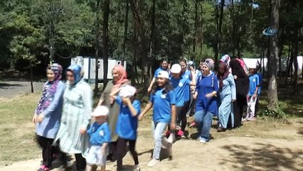 Arnavutköy Belediyesi, anne ve kızları için kamp düzenledi