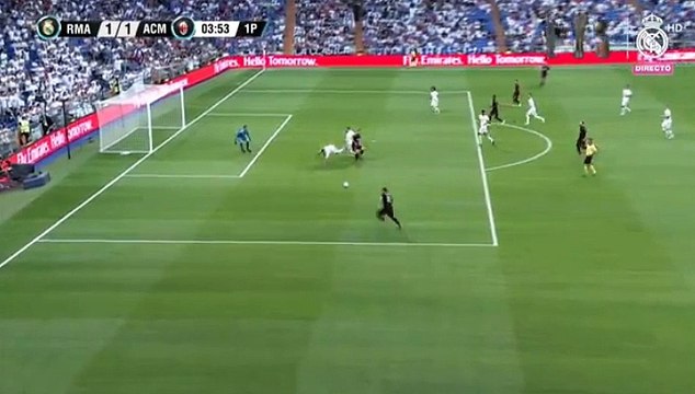 Gonzalo Higuain Goal Real Madrid 1-1 AC Milan 11.08.2018