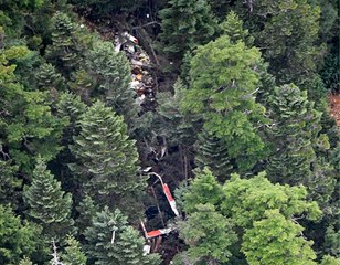 Japonya'da 9 Kişiyi Taşıyan Arama Kurtarma Helikopter Dağa Çakıldı!
