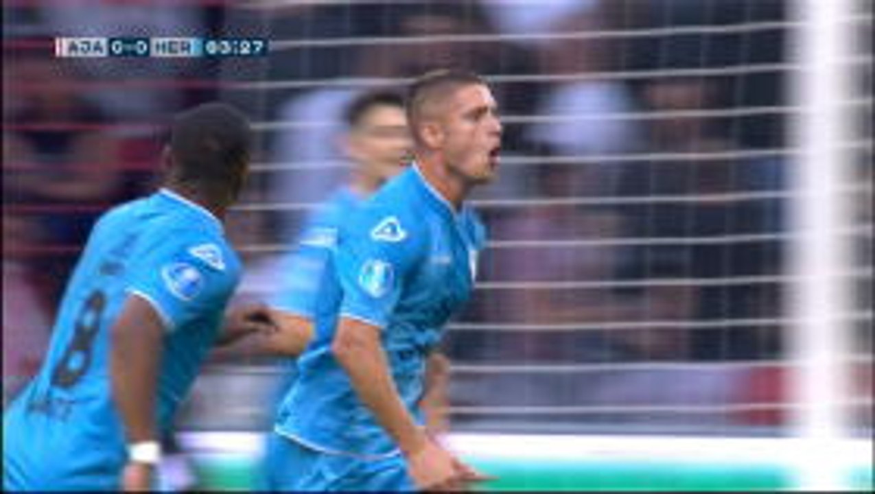 Heracles' Peterson shocks Ajax with wonder strike