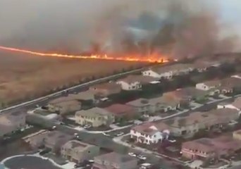 California's Nelson Fire Nearly Fully Contained After Threatening Homes