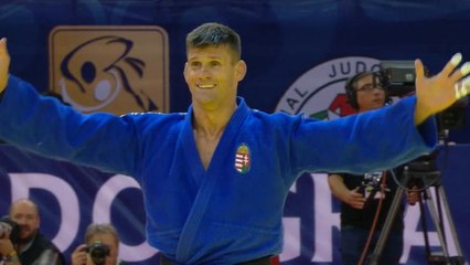 المجري ميكلوس إينغفاري رجل ثاني أيام جائزة بودابست الكبرى للجيدو