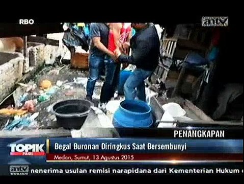 Begal Sadis Buronan Polisi Diringkus di Kandang Ternak
