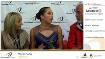 Championnats québécois d'été 2018 Eve 43 Junior Dames Gr. 2 prog. Libre échauffement 1-2