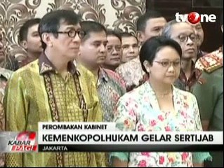 Serah Terima Jabatan Menko Polhukam