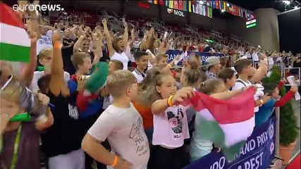 Video herunterladen: Seconda giornata del Grand Prix di judo 2018 a Budapest: sul podio Ungheria, Russia e Giappone.