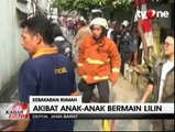 Akibat Anak Bermain Lilin, Sebuah Rumah di Depok Terbakar