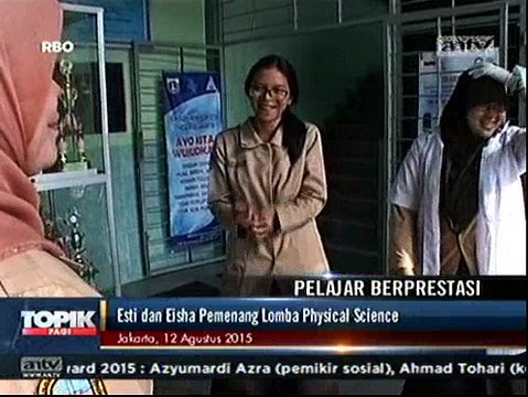 Pelajar SMAN 83 Jakarta Juarai Lomba Sains ASEAN