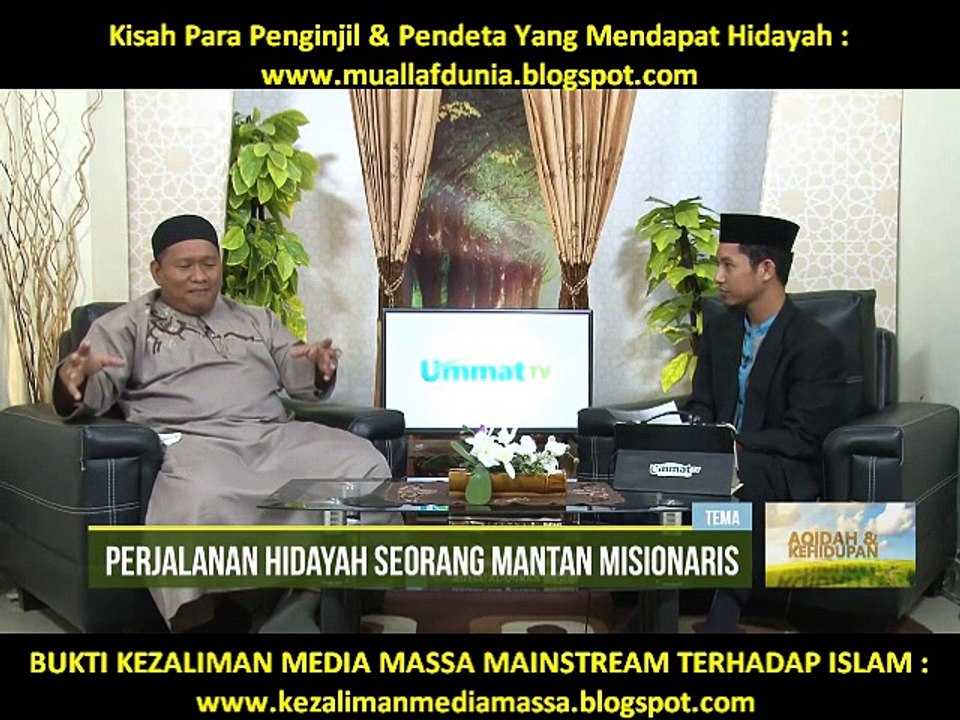 [128] UST. Y. ISMAIL (MANTAN MISSIONARIS) : "DENGAN MASUK ISLAM MENJADI PENGIKUT YESUS SESUNGGUHNYA."