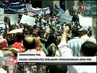 PNS di Mesir Protes Wacana Pengurangan Upah