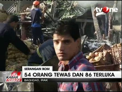 Serangan Bom di Irak, 54 Tewas dan 86 Terluka
