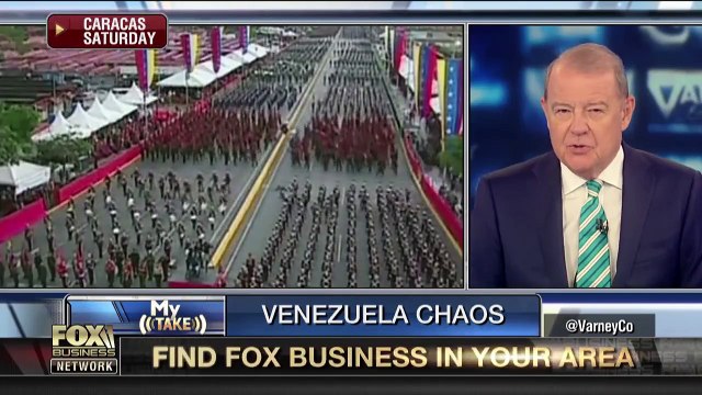 Fox Business Voices Let’s be clear: Venezuela is done. It is not our fault. Not our responsibility. But it’s a strong warning to the pie-in-the-sky socialist dreamers. —Varney & Co. fxn.ws/2ALnaFZ