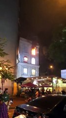 fire at a famous coffee shop in vietnam
