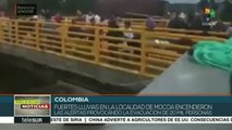 Colombia: Encienden alertas en Mocoa por fuertes lluvias