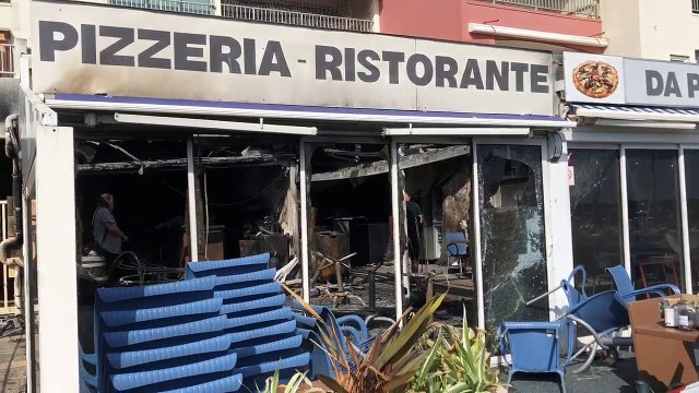 LE CAP D'AGDE - Un restaurant en feu sur le vieux port