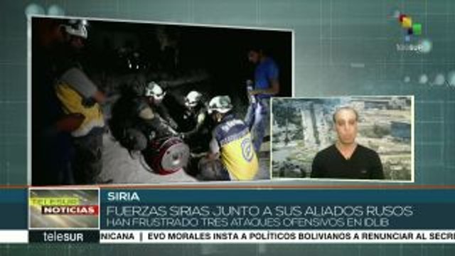 Gobierno sirio avanza en su plan de atacar a extremistas en Idlib