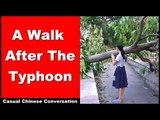 A Walk After The Typhoon - Intermediate Chinese Listening Practice | Chinese Conversation | HSK3