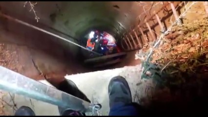 Muğla'da kuyuya düşen at eğiticisi kurtarıldı