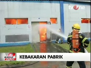 Pabrik Elektronik Seluas 1000 Meter di China Terbakar